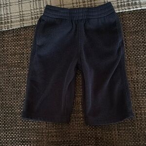 Kids Navy Blue Fleece Sweatpants